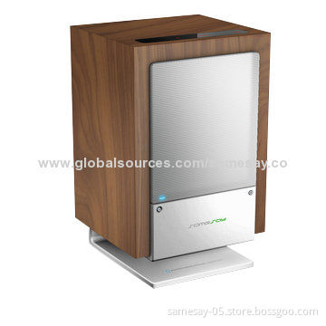 2014 New Hot Selling Wooden Bookshelf Speaker, Touch Panel Technology, 10 x 2 + 25W Output Power
